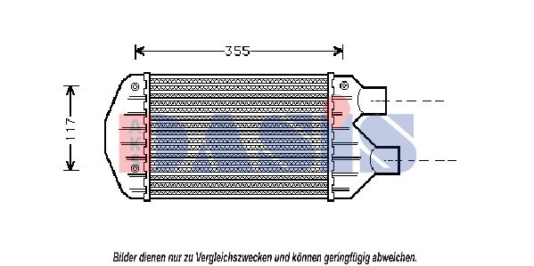 AKS DASIS Kompressoriõhu radiaator 087002N